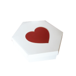 Caixa Red Heart 30x30x8cm